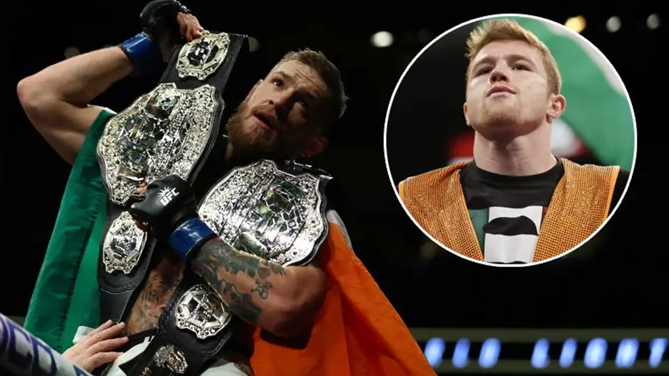De la Hoya quiere enfrentar a McGregor con Canelo
