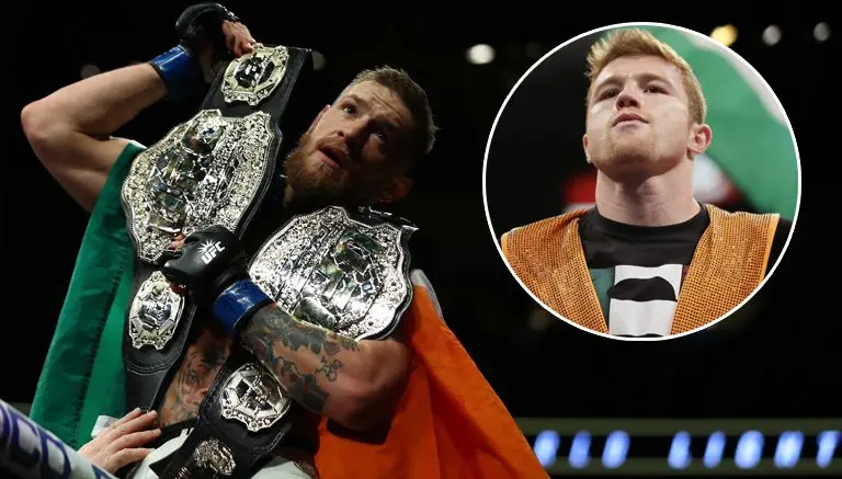 De la Hoya quiere enfrentar a McGregor con Canelo
