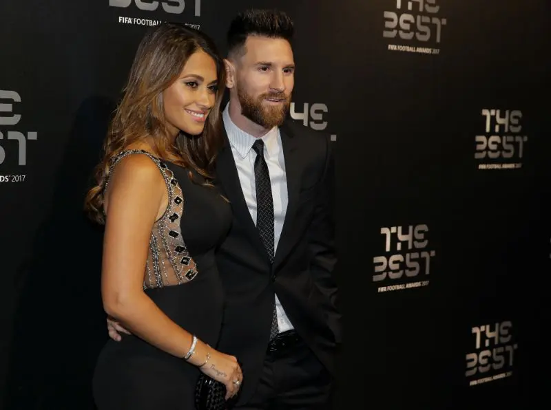 Lionel Messi y su esposa Antonella