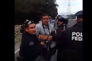 Policía Federal agrede a periodista en Edomex