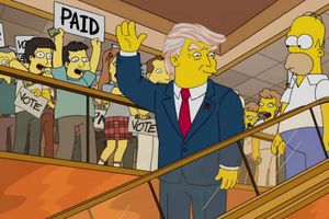 Los Simpsons habrían predicho que Trump sería presidente