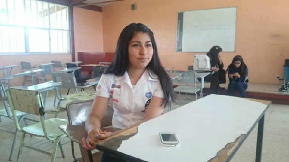 Estudiante mexicana crea un 'taco espacial'
