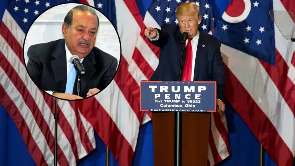 Trump acusa a Slim por difamarlo con escándalos sexuales