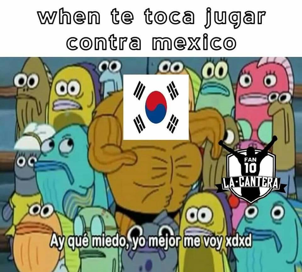 Disfruta de los mejores memes del partido entre Corea del Sur y México