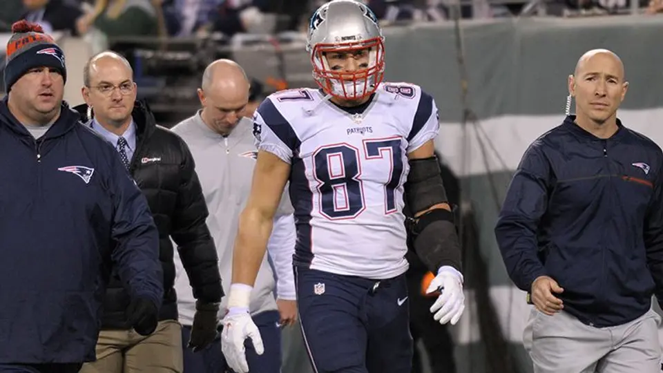 Gronkowski vuelve a hacer efectiva la maldición de 'Madden'