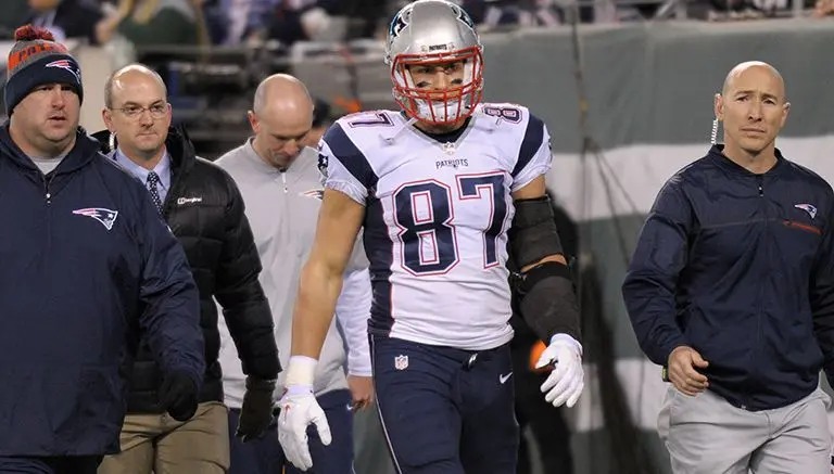 Gronkowski vuelve a hacer efectiva la maldición de 'Madden'