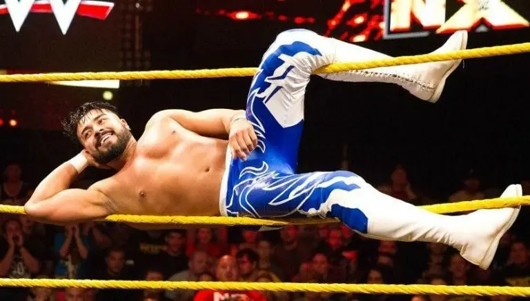 Andrade 'Cien' Almas recibe gritos racistas en NXT