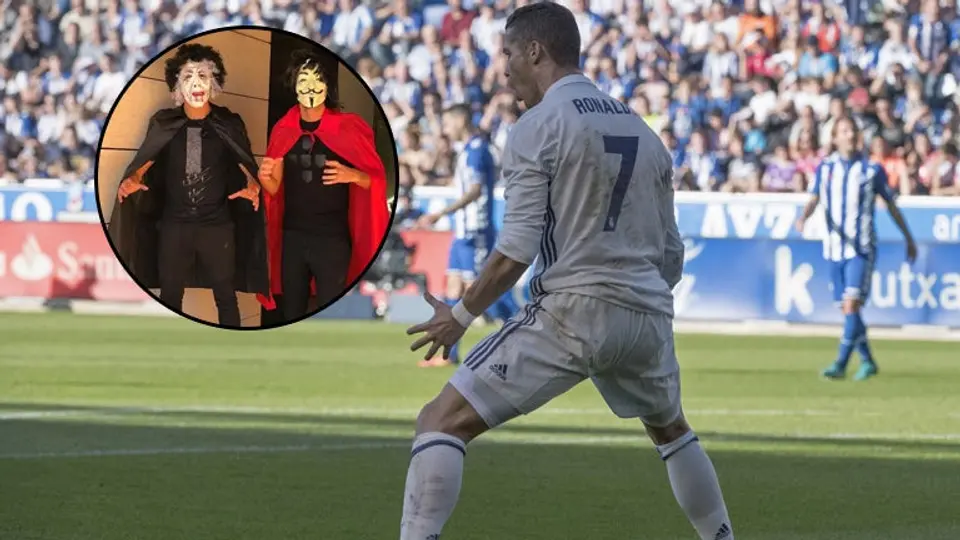 CR7 se disfraza para 'sembrar el terror' en Halloween