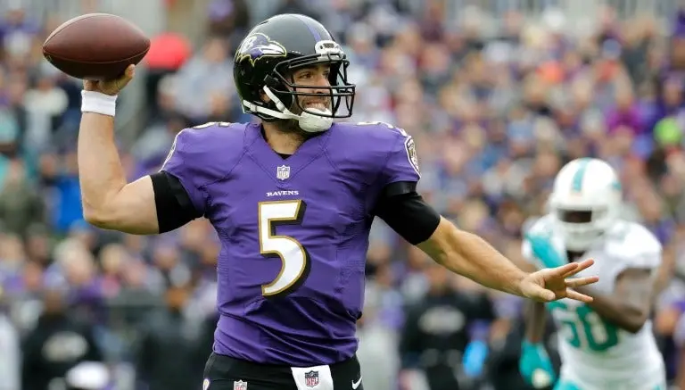 Flacco y Ravens cortan buena racha de Dolphins