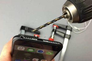 iPhone 7 es taladrado para 'conectar' audifonos