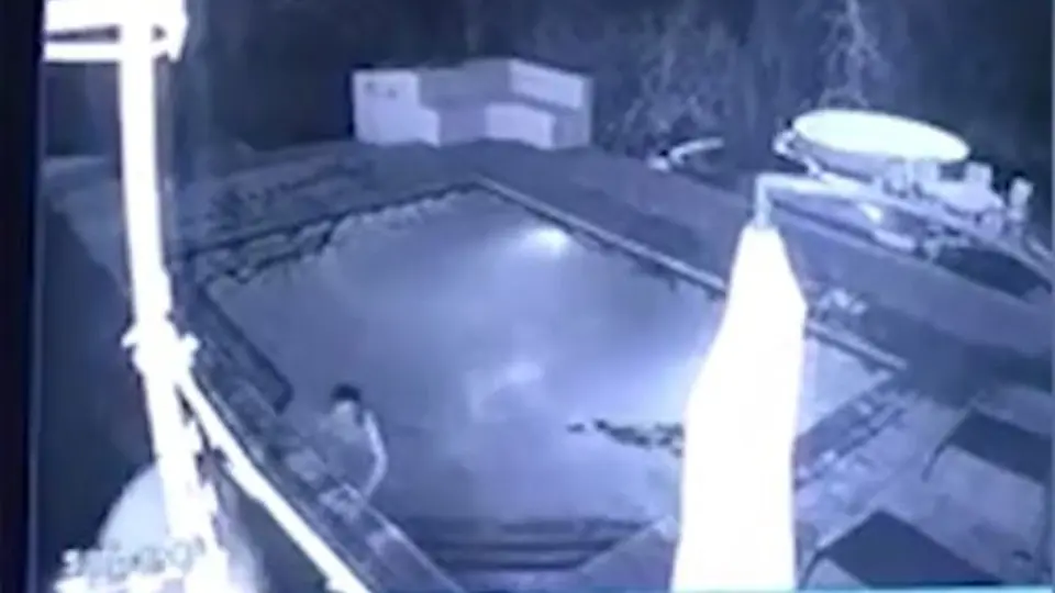 Cocodrilo sorprende a pareja ¡y el joven abandona a su novia!