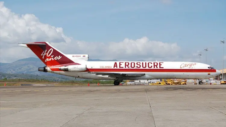 Avión de carga se estrella en Colombia
