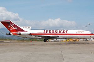 Avión de carga se estrella en Colombia