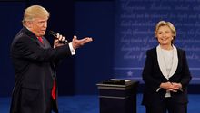 Clinton y Trump sólo discuten en segundo debate