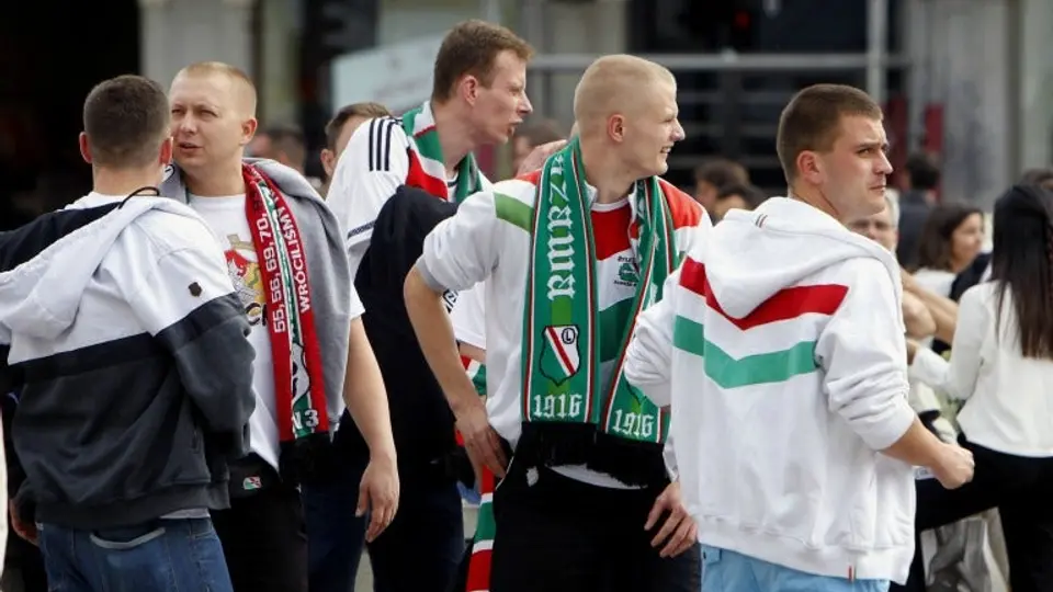 Fans del Legia causan disturbios en Madrid