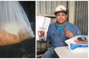 Hombre gana comida tras quejarse de lunch en bolsa