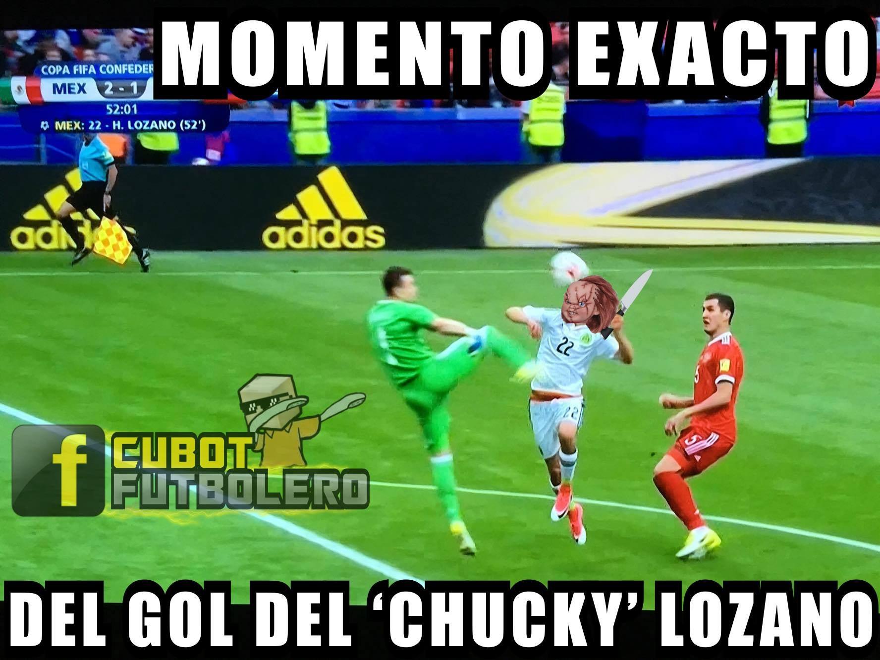 Los mejores memes del triunfo de México contra Rusia