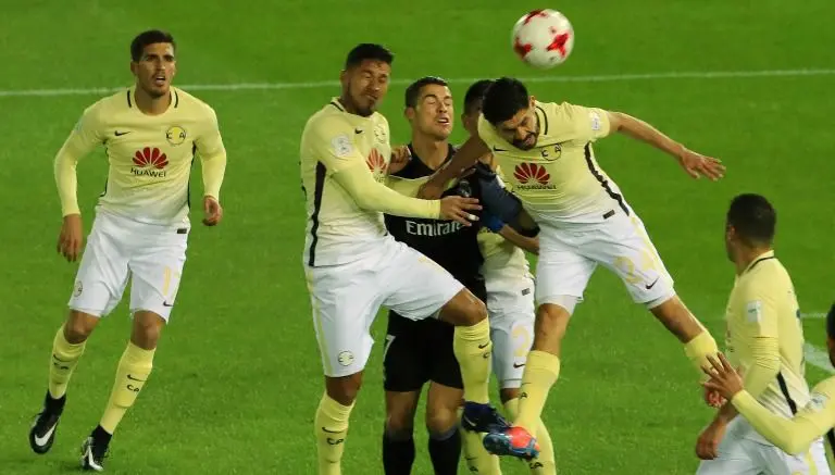 El América en el partido frente al Real Madrid | AP