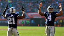 Prescott y Elliott, infalibles en 'entierro' a Browns