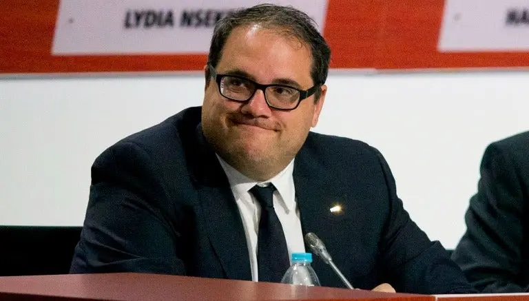 Victor Montagliani, en una reunión de FIFA | AP