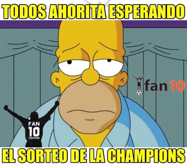 Disfruta los memes del sorteo de la Champions League