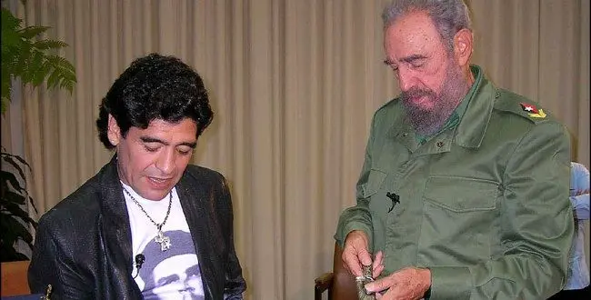 “Fidel Castro fue como otro papá para mí”: Maradona