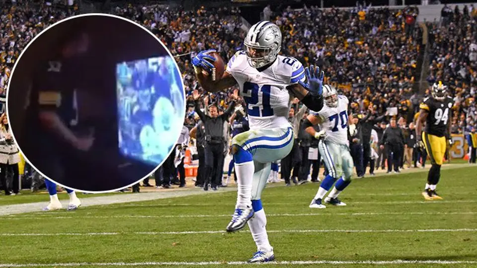Aficionado destruye pantalla tras derrota de Steelers