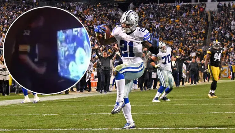 Aficionado destruye pantalla tras derrota de Steelers