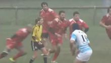 Jugador de rugby es suspendido por taclear a mujer árbitro