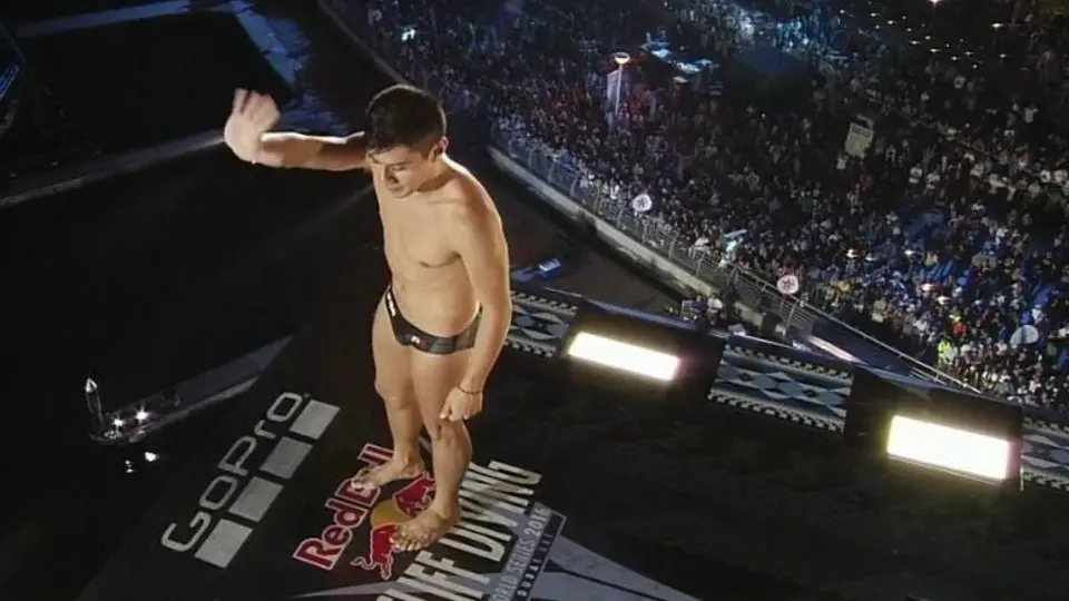Jonathan Paredes, subcampeón de Serie Mundial de Cliff Diving