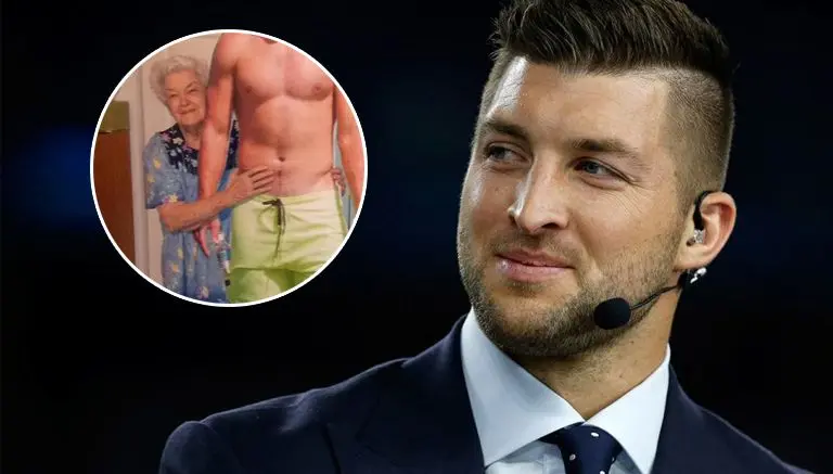 Tim Tebow sorprende a tierna fanática de 89 años
