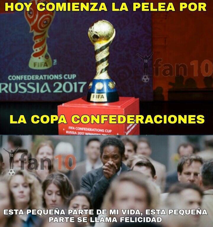 Revisa los memes que dejó el inicio de la Copa Confederaciones