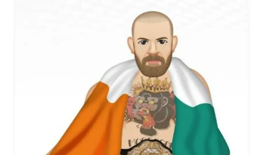 McGregor y sus extravagantes facetas en emoticones