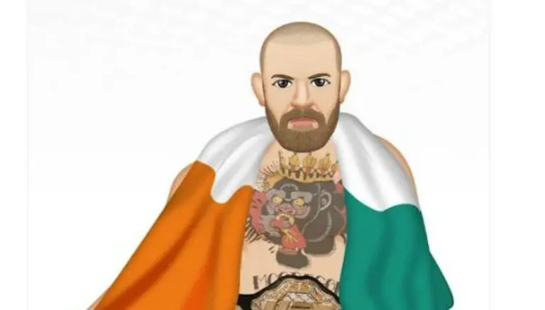 McGregor y sus extravagantes facetas en emoticones