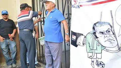 Abuelitos se amarran en Congreso por culpa de 'Cuau'