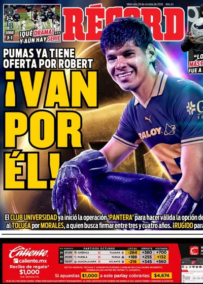 Portada RÉCORD 28 octubre 2026
