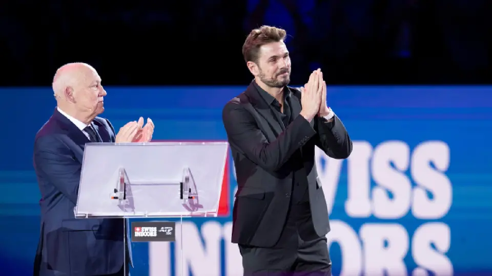 Wawrinka anunciando su retiro como tenista profesional | AP