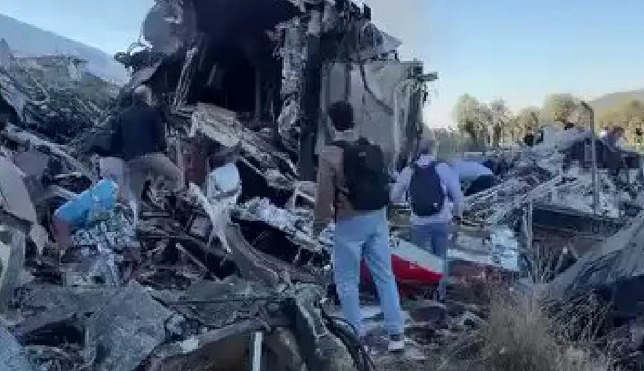 Autoridades investigan las causas del choque que interrumpió la circulación ferroviaria entre Madrid y Sevilla / Captura de pantalla
