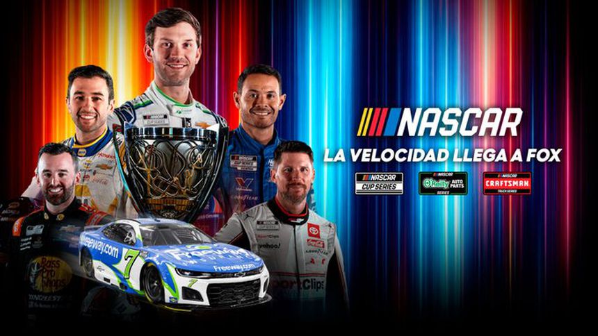 NASCAR será transmitida en México por FOX | X: @somos_FOX