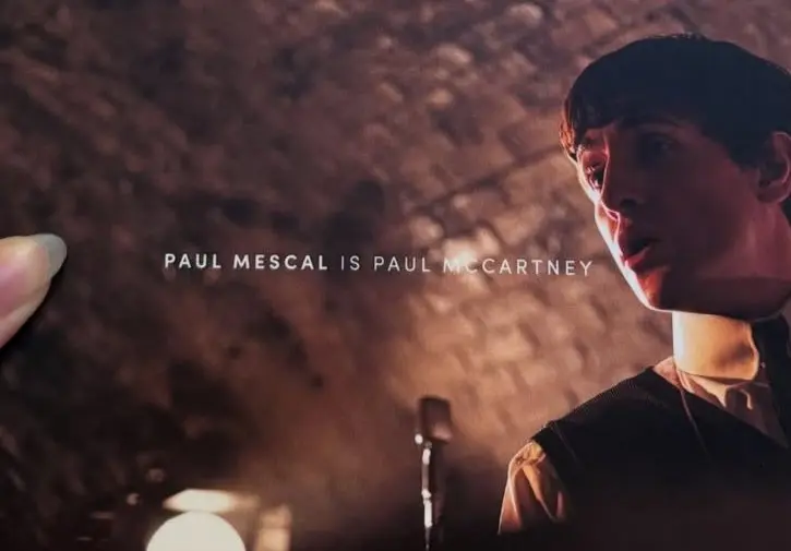 Primer vistazo de  Paul Mescal como Paul McCartney. / X