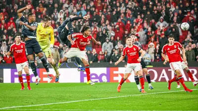 "Todos me dijeron que fuera al área, no sé qué decir": Así reaccionó el portero de Benfica a su gol contra Real Madrid