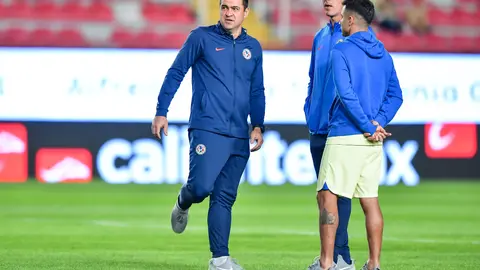 André Jardine con Paulo Víctor