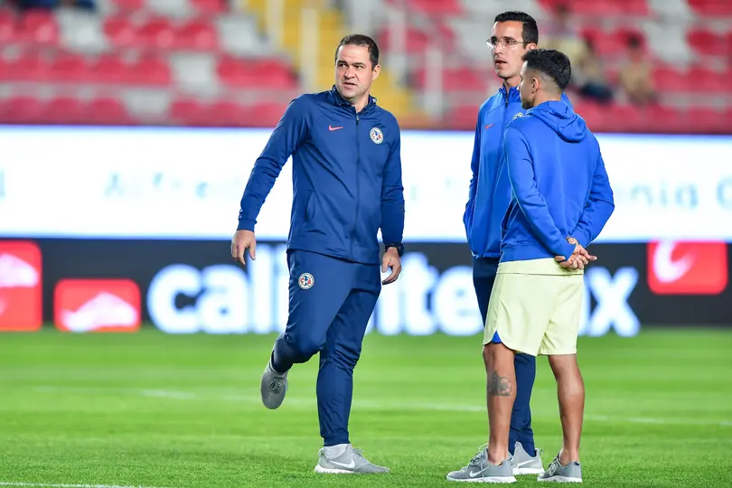 André Jardine con Paulo Víctor