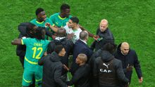 Confrontación entre jugadores de Senegal y Marruecos en la Final de la Copa Africana | AP