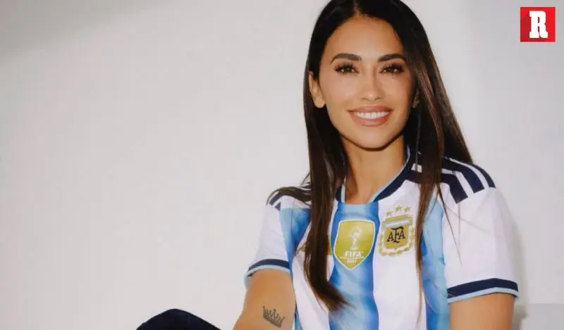 Antonela Rocuzzo con indumentaria de Argentina | IG: @adidasar