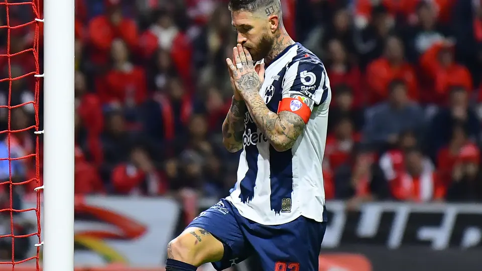 Sergio Ramos en lamento como jugador de Rayados de Monterrey | IMAGO 7