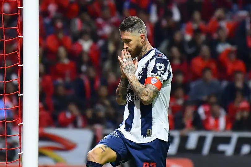 Sergio Ramos en lamento como jugador de Rayados de Monterrey | IMAGO 7