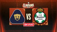 EN VIVO Y EN DIRECTO: Pumas vs Santos