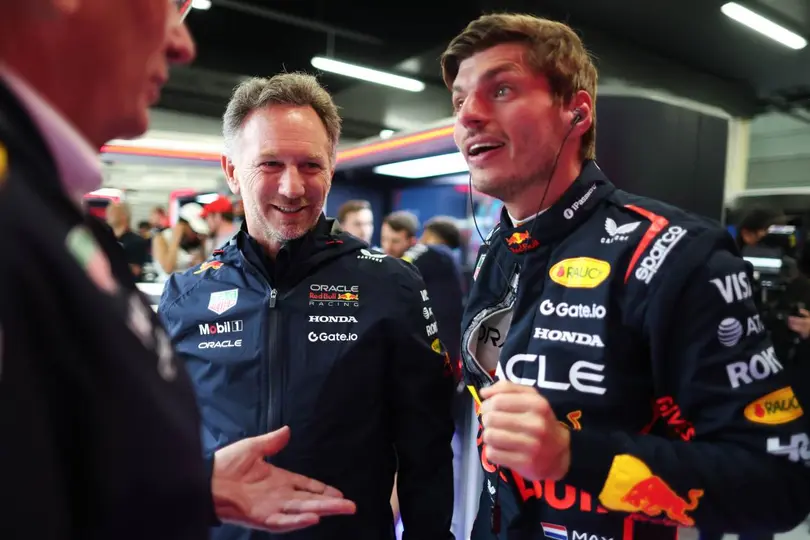 Christian Horner y Max Verstappen | RBR