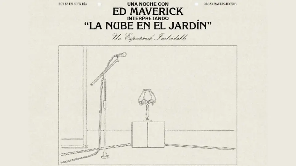 “La Nube en el Jardín”, es el nombre que le puso a su gira de 2026 / IG: @edmaverick